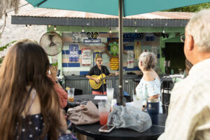 _ERS1013 - Upper Deck Hotel & Bar Image of musician performing at Upper Deck Hotel Bar & Grill in South Padre Island Texas